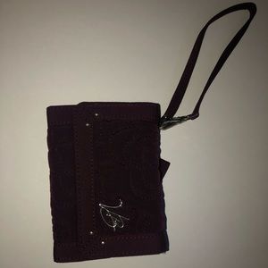 Vera Bradley wallet with strap